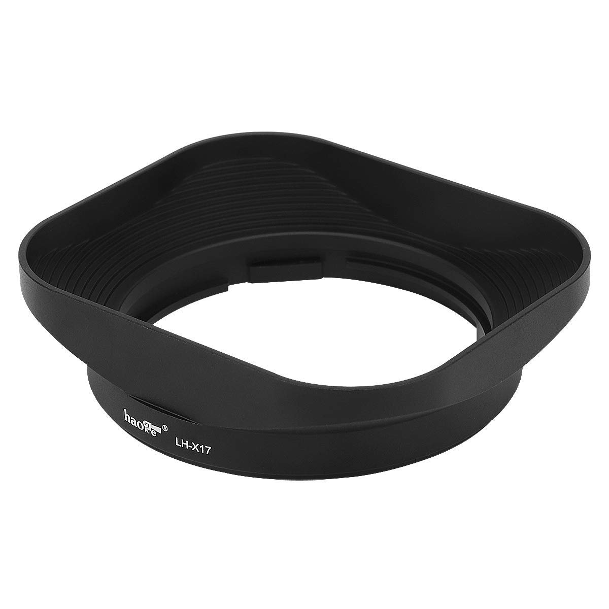 Haoge LH-X17 Bayonet Square Metal Lens Hood for Fujifilm Fuji Fujinon XF 16mm F2.8 R WR XF16mmF2.8 Lens