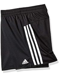 Adidas - Pantalón corto para niña (malla, 5.0 in)