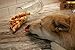 Chicken Wrapped Rawhide Dog Treats – 40ct. Rawhide Chew Sticks – Long Lasting Chews for Small Dogs Made in The USA with Natural Chicken and Beef Hide