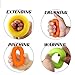 Kulussy Finger Stretcher Hand Resistance Bands Hand Extensor Exerciser Hand Grip Strengthener Strength Trainer Gripper Set for Arthritis Carpal Tunnel Exercise Guitar and Rock Climbing 6pcs