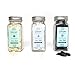 Mediterranean Sea Salt Trio - Natural salt crystals from Cyprus. Sample artisan white flake, black flake and lemon infused salts.