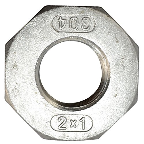 Thread Reducer Bushing 2" Male x 1" Female Adapter Pipe Fitting with Stainless steel 304 NPT
