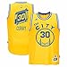 adidas Stephen Curry Golden State Warriors Hardwood Classics Nights Swingman Jersey (Gold) Medium