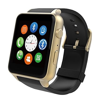 FENGSHI SuperWatch Smart Watch Bluetooth NFC Connectivity Sports Watch with Heart Rate Monitor,Touch Screen and Magnetic Charging for Android Apple ...