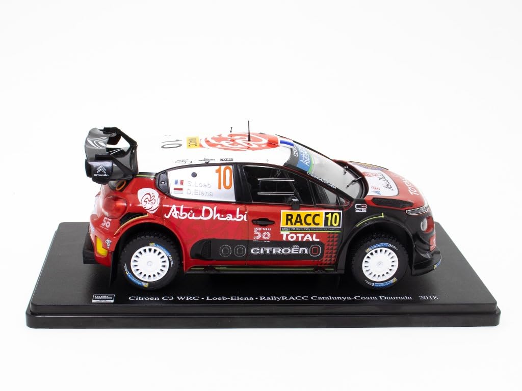 OPO 10 - 1/24 scale model car compatible with Citroen C3 WRC - Loeb-Elena - Rally RACC Catalunya-Costa Daurada 2018 - WRC502