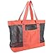 Eastsport Mesh Tote Waterproof Beach Bag for Shopping Vacation Swimming Family Travel Essentials