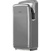 AIKE HEPA Filtered Vertical Hand Dryer Premium, 110-130V Silver Model AK2005H