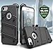ZIZO Bolt Series for iPhone SE (3rd and 2nd gen)/8/7 Case with Screen Protector Kickstand Holster Lanyard - Gun Metal Gray