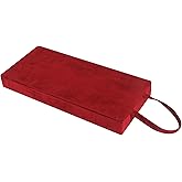 Colingmill Personal Prayer Kneeler Pad 18 3/4 Inch Christian Kneeler Pillow | Burgundy Personal Religious Prayer Kneeling Pad Pillow Bench, Microfiber and High Density Foam, Kneeling Christian Gift