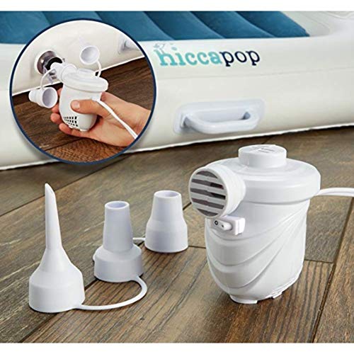 hiccapop Electric Air Pump for Inflatables Portable Inflator Pump for
