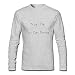 LuTongDen Neck Long Sleeve Cotton T Shirt For Men Trust Me You Can Dance Tee Shirts SizeKey1HeatherGray 9935474526 Book Cover