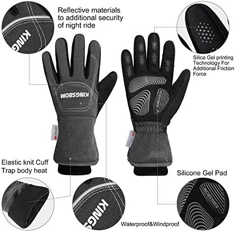 Waterproof winter driving gloves by Kingsbom, providing good heat retention.