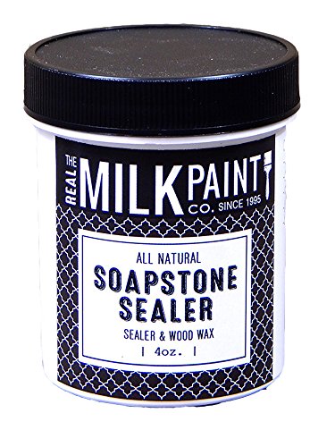 Real Milk Paint, Sealer for Concrete, Granite, Counter Tops, Marble, Slate, Soapstone, and Soapstone Sealer, 8 oz