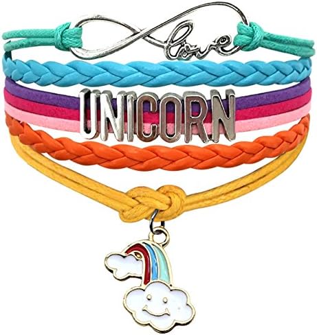 Unicorn Bracelet Unicorn Gifts Cute Wristband - Choose from 18 Styles - Love Charm Jewelry Gift for Girls Women