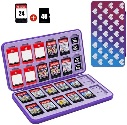 Amazon.com: JINGDU 24-Slot Switch Game Card Case Compatible with