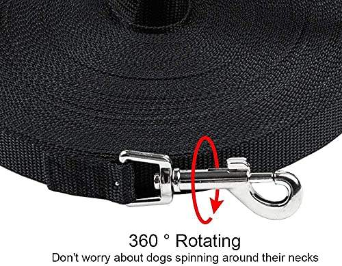 Dog Training Lead Long Dog Leash, Long Nylon Training Dog Leash for Pet Tracking Training Obedience Lead Leash Long Training Dog Leash Long Dog Recall Lead (10M/30FT)