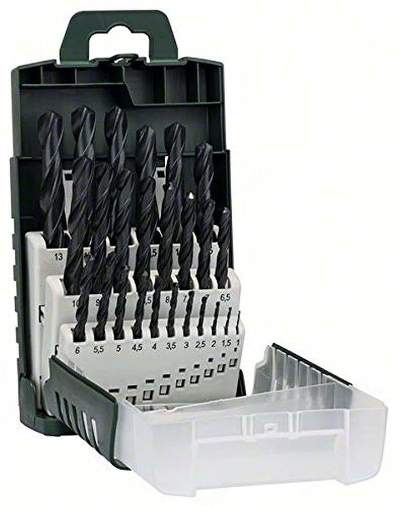 Bosch DIY 2609255135 Metal Drill Grip Bits High-Speed Steel-R 1-13 mm 25 Piece