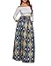 VIGVOG Women's Ethnic Plus-Size African Print Pull-on Maxi A-line Skirt (S, LC65008-9)