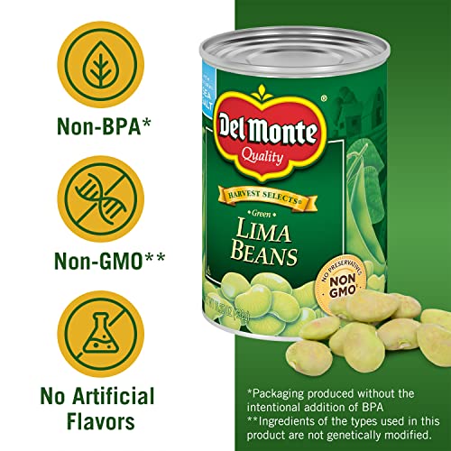 DEL MONTE HARVEST SELECTS FRESH CUT Green Lima Beans, Canned Vegetables