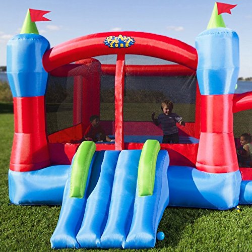 Blast Zone Sidekick Bounce House, Ball Pit, Slide and Hoop