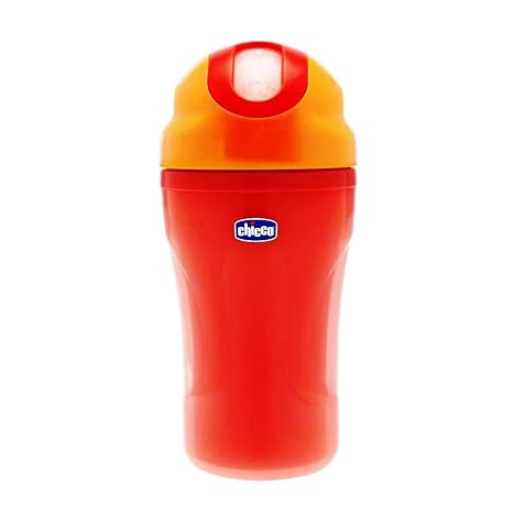 Chicco - Vaso de paseo con pajita de silicona y sistema antigotéo, 2660 ml,