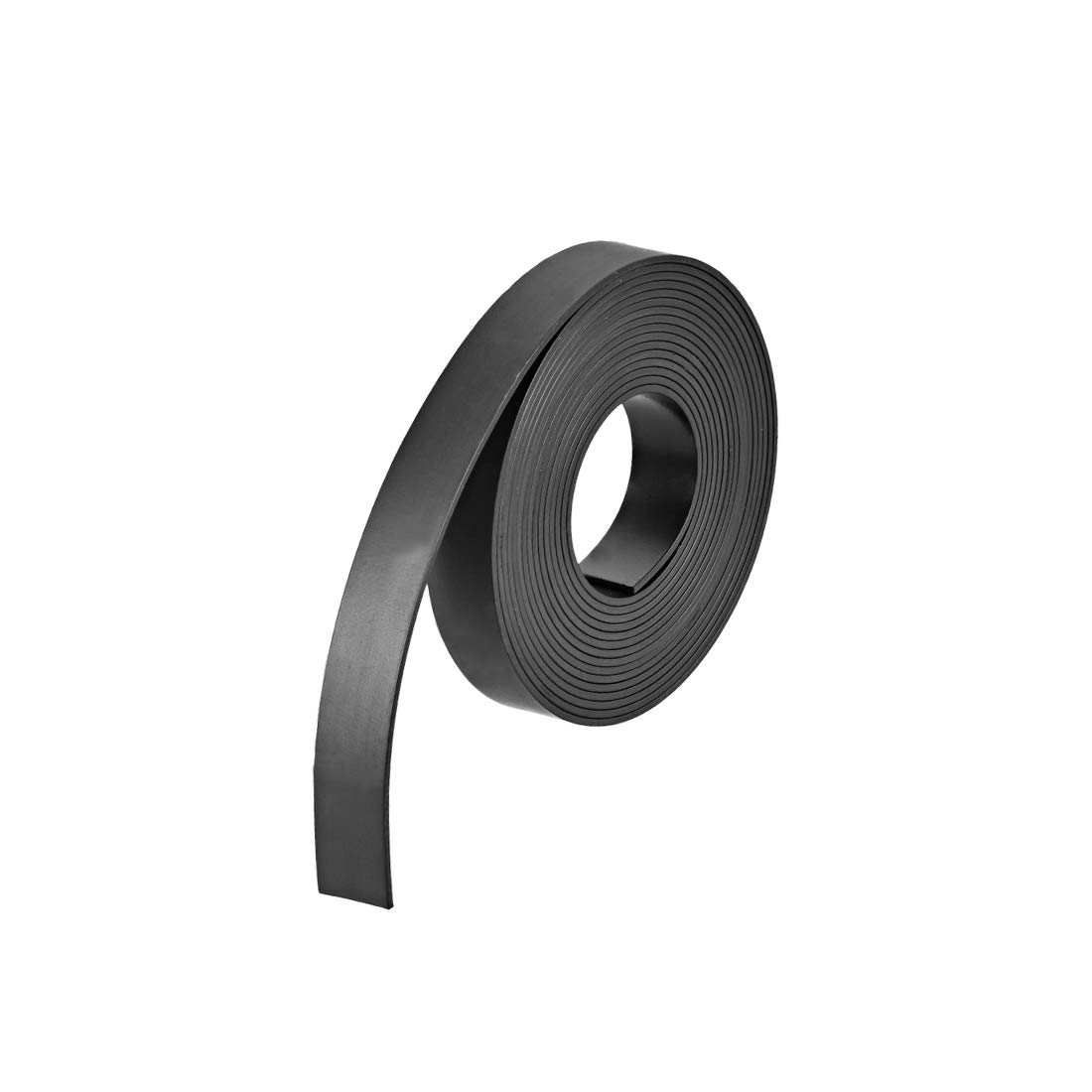 sourcing map Black Magnetic Strip for Crafts, 25/64 Inch x 6.5 Feet