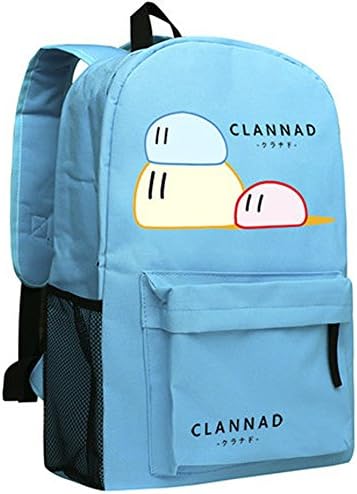 Ilucky Anime Cosplay Clannad dango Backpack oxford schoolbag No.353 (blue)