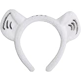 LEKTIST Animal Ears Headband Tiger Ears Fluffy Cat Animal Costume Accessory Head Wear for Halloween Xmas Cosplay Party