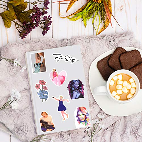 Taylor Swift Stickers Pack 50PCS, Vinyl Stickers for Hydro Flask Laptop Water Bottles Skateboard, Waterproof Sticker for Teens, Adults, Boys, Girls