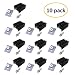 Easycargo 10 Packs TO-220 Heatsink + Insulator/Mounting Kits for LM317 LM317t L7805 L7812 L78XX Voltage Regulator, IRFXX MOSFET Transistor (20mm x 15mm x 11mm)