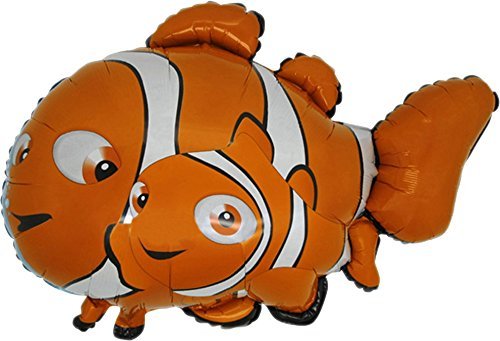 Toyland® 94cm (37") Clownfish Character Shaped Foil Balloon - Children's Party Decoration
