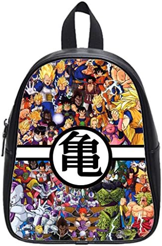 fellt diy print Custom Dragon Ball Z School Bag 12"(L)*5"(W)*15"(H) black