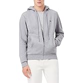 Lacoste mens Classic Fit Hooded Zippered Sweatshirt