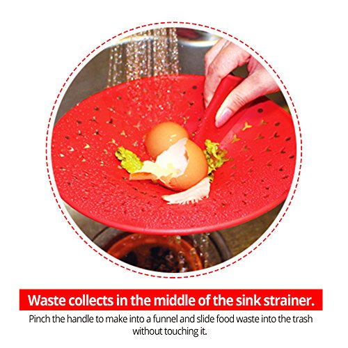 Premium 10 Inch Sink Drain Strainer Remove Food Waste without
