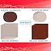 Reusable Furniture Sliders / Movers for Furniture on Carpeted Floors – 16 Pcs – Square and Round – 3.5” – Brown and Beige – For Beds, Tables, Sofas, Armchairs, Couches, Desks, Cupboards and more