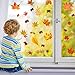 Omgouue 180PCS Fall Leaves Window Clings - Thanksgiving Maple Decorations Autumn Sticker Decals Party Decor Ornaments