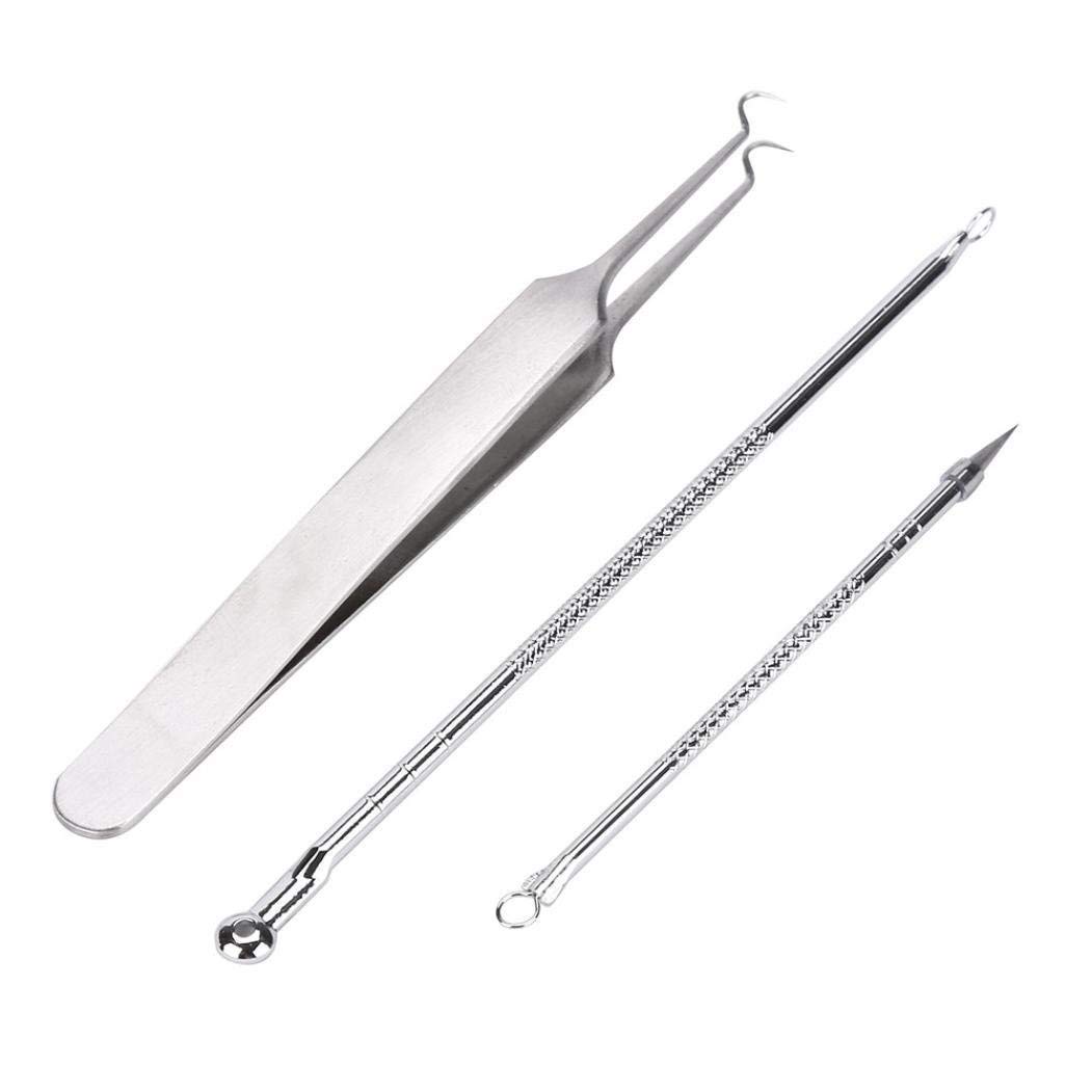 Sweetpea Acne Extractor Kit Blackhead Tweezers And Needle Pimple