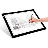LitEnergy A4 LED Copy Board Light Tracing Box, Adjustable USB Power Artcraft LED Trace Light Pad for Tattoo Transferring, Drawing, Sketching, Animation, Stenciling, Diamond Art Painting Accessories