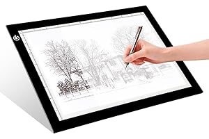 LitEnergy A4 LED Copy Board Light Tracing Box, Ultra-Thin Adjustable USB Power Artcraft LED Trace Light Pad for Tattoo Transferring, Drawing, Streaming, Sketching, Animation, Stenciling