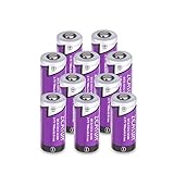 16340/CR123A Rechargeable Batteries [Upgraded] Zeasun 16340 3.7V 123/123A Li-ion Battery with Case,700mAh,10 Pack