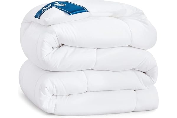Oversized King Comforter Duvet Insert, Down Alternative 96x102 - White | Hypoallergenic Microfiber Fill, Box-Stitch Quilted D