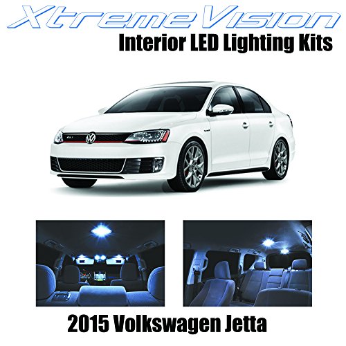 XtremeVision Volkswagen Jetta 2015+ (9 Pieces) Cool White Premium Interior LED Kit Package + Installation Tool
