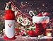 D-Fokes 10PC Santa Claus Christmas Drawstring Red Wine Bottle Cover Bags Dinner Party Table Decor Xmas Gift (Red Wine Bag 10 pcs)