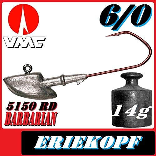 VMC Barbarian Edition Jig 5150 RD 3 pieces 6/0 14 g