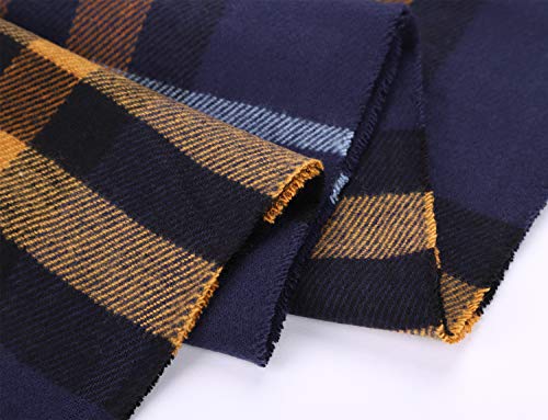 Cashmere Scarves for Kids Girls Boy Winter Warm Soft Blanket Scarf Tassel Shawl