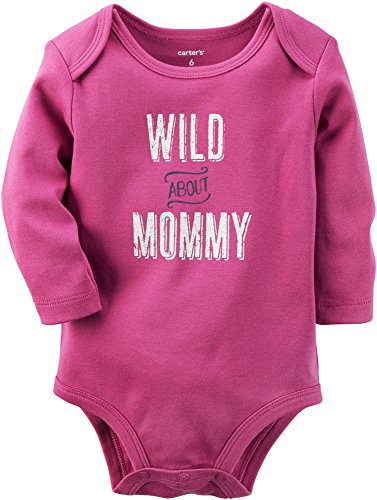 Carter's Baby Girls' Wild About Mommy Bodysuit 3 Months