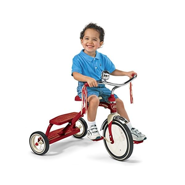 Radio Flyer 97165 433A Klassisches rotes, doppelstöckiges Dreirad