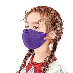 50Pcs KF94 Fish Shaped Kids Masks, 4-Layer Face