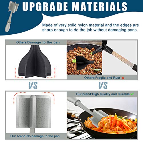 Meat Chopper, Ground Beef Masher, Nylon Meat Masher, Heat Resistant