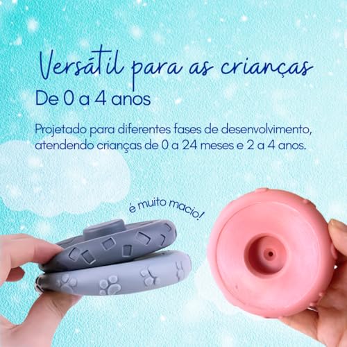 Brinquedo de Empilhar Torre de Empilhar Interativa Coala Brinquedo de Empilhar Monta Monta Kidino